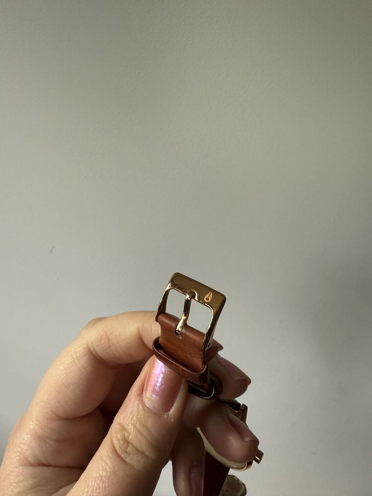 zegarek damski Nixon Kensington Leather rose gold