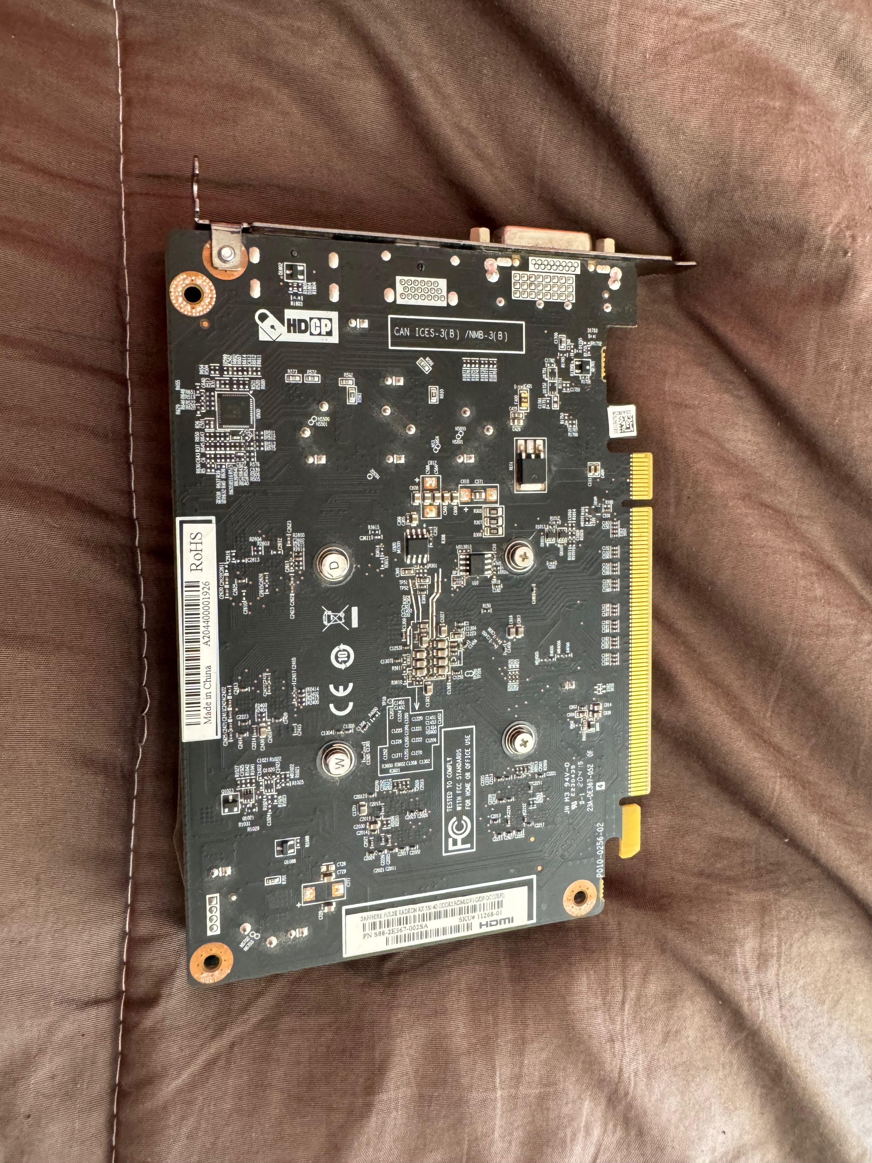 Saphire Pulse RX 550 4gb