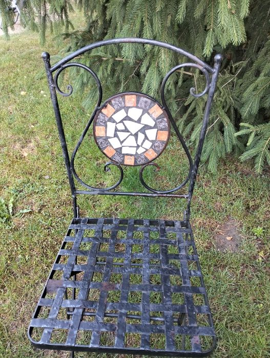 Zestaw ogrodowy metal