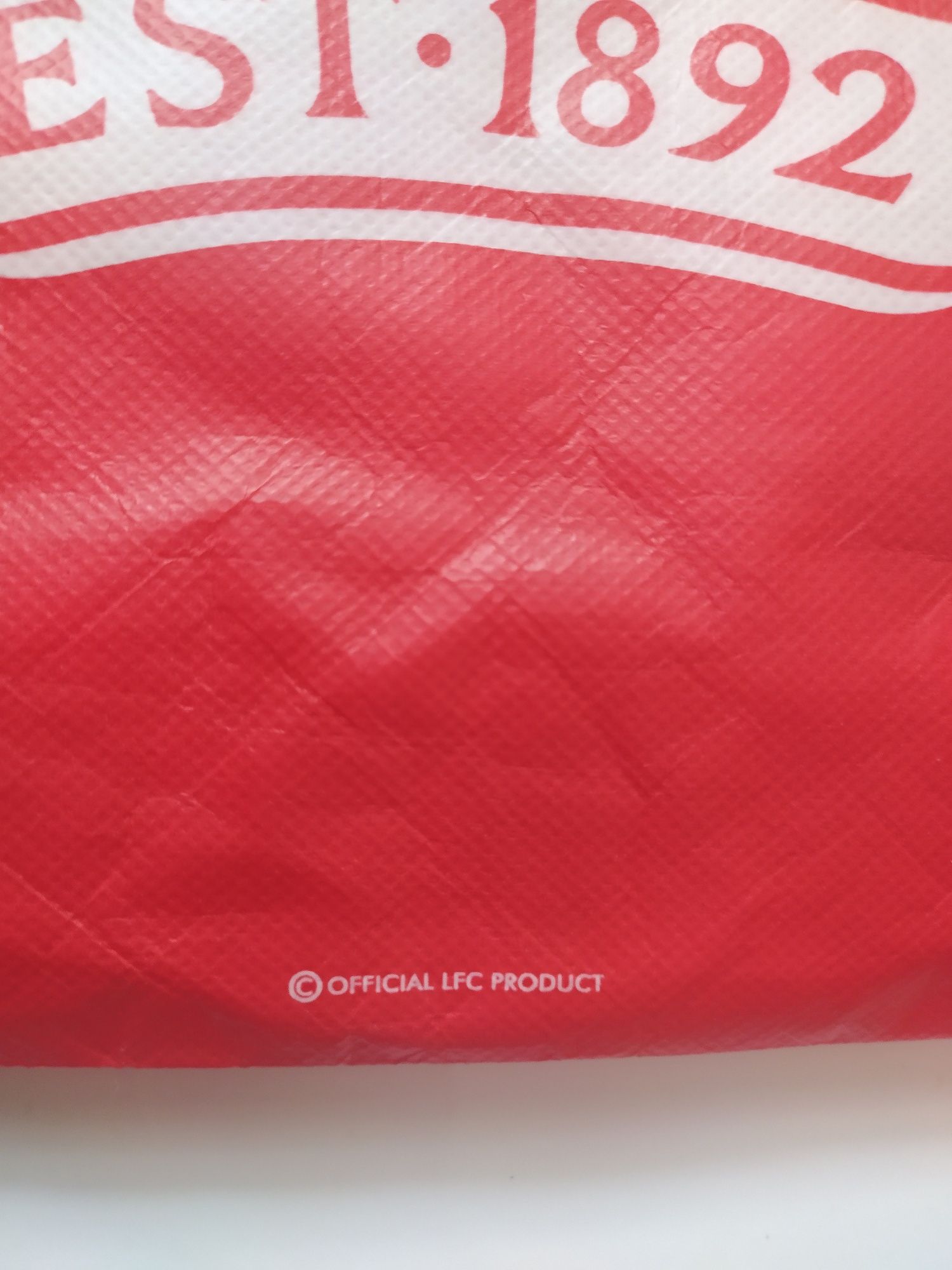 Пакет сумка спортивная команды Liverpool LFC Ливерпуль с верёвками