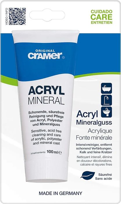 Akryl mineralny 100 ml Pasta Czyszcząca do Powierzchni akrylo