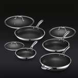 Пательні набір HexClad Hybrid Cookware Set w/ Lids & Wok