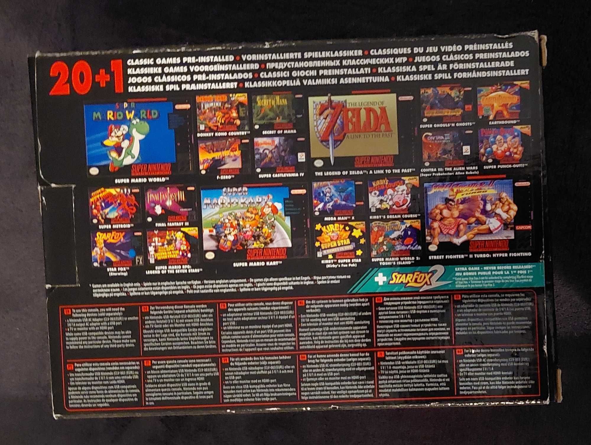 *COMO NOVA* Super Nintendo Entertainment System Mini caixa original