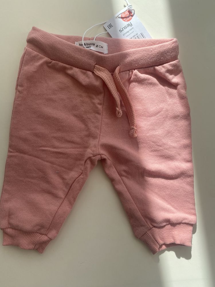 Штани рожеві для новонародженої