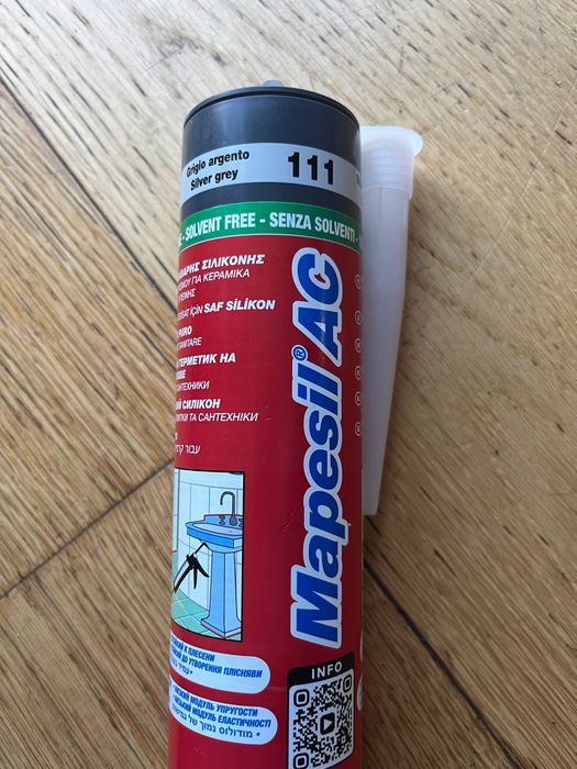 Silikon Mapei Mapesil AC srebrny 111