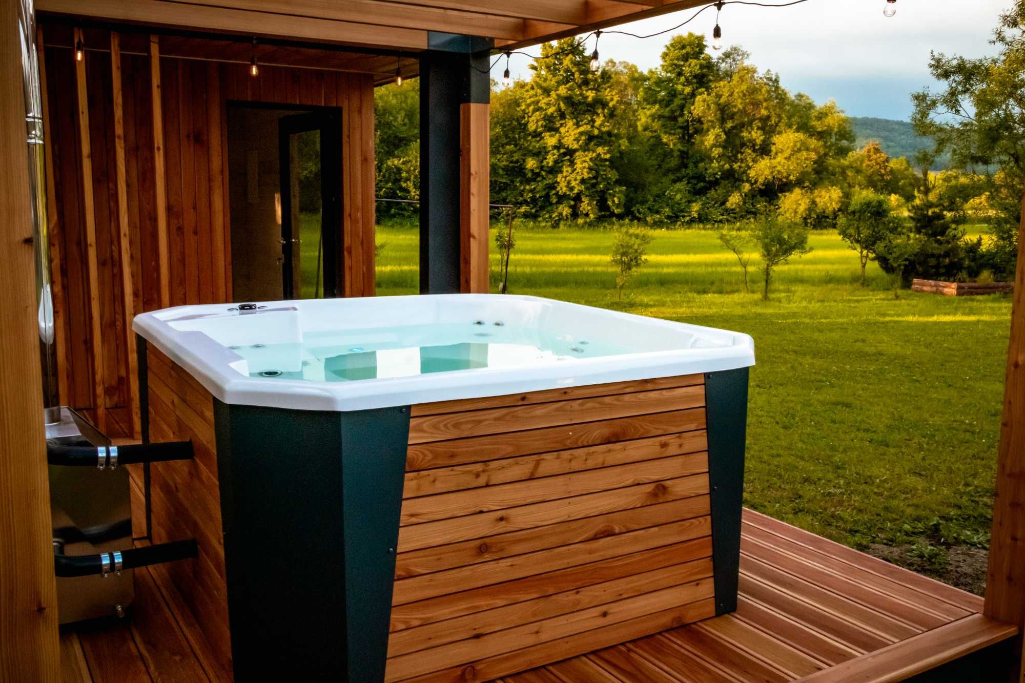 "ETNA" 5 osobowe Jacuzzi Jakość PREMIUM! Balia ogrodowa gorąca beczka!