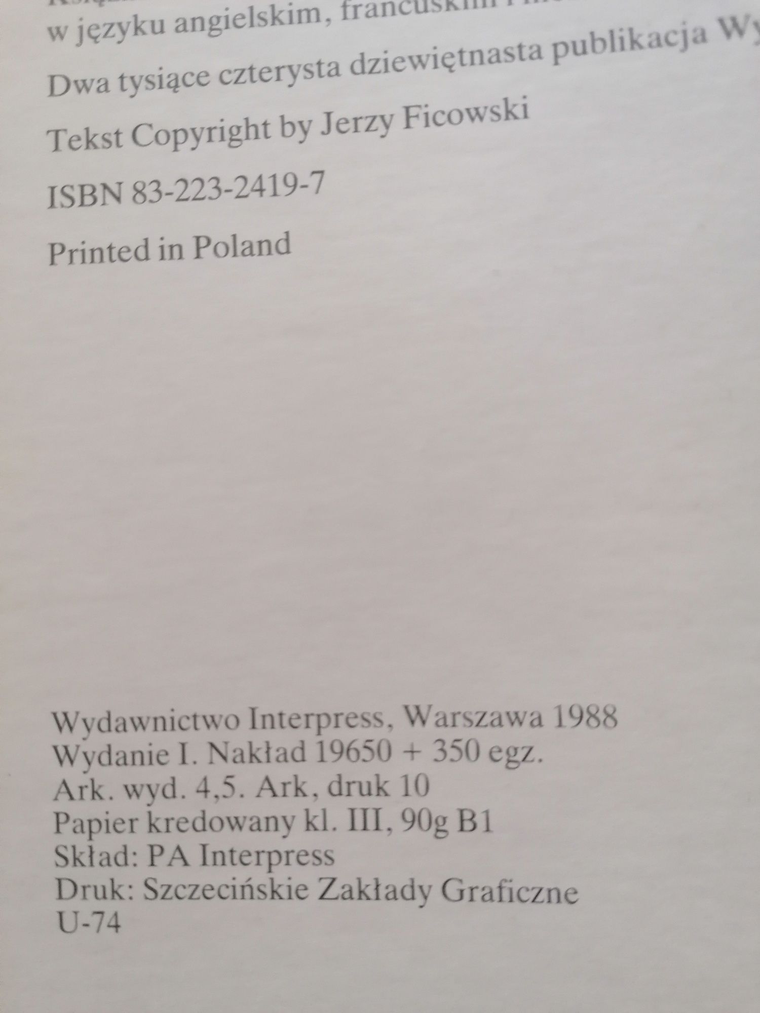 książka Xięga Bałwochwalcza Bruno Schulz