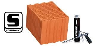 Pustak ceramiczny szlifowany nośny TERMOton P+W 25 S super cena