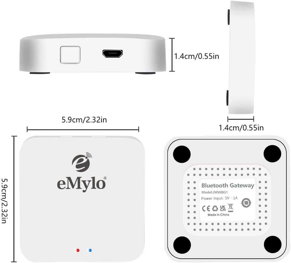 Brama Bluetooth, eMylo Wireless Smart Hub Bluetooth 5.0 Gateway