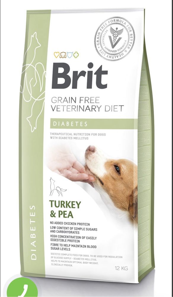 Brit Veterinary Diet Diabetes Лікувальн корм для собак цукровим діабет