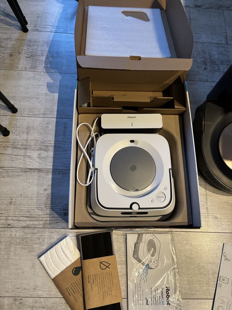 Zestaw robot roomba robot odkurzajacy s9 oraz robot braava jet mop