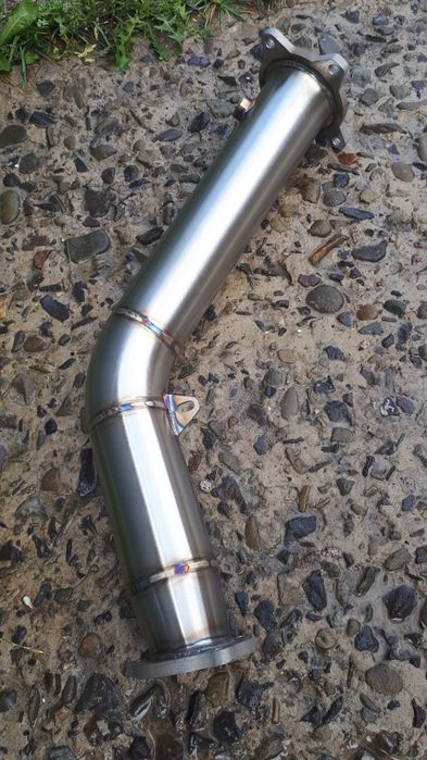 Downpipe Audi A4 B8 A5 Q5 2.0TFSI Quattro   Даунпайп Ауди А4 б8 2.0 tf