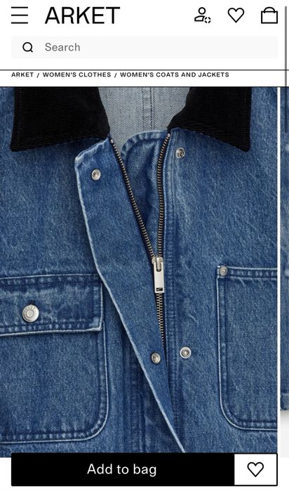 Джинсова куртка Arket