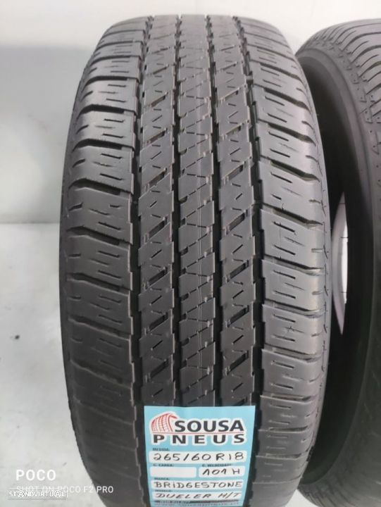 2 pneus semi novos 265-60r18 bridgestone - oferta dos portes 150 EUROS