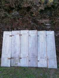 Portadas / contras em madeira de pinho