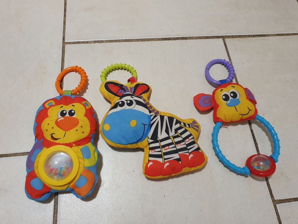 Mata do zabawy Safari Playgro 3 w 1 wiek 0 m+