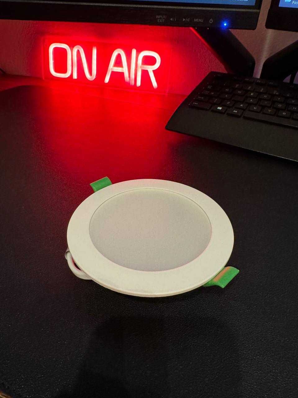 ALUSSO LED reflektor wpuszczany ultrapłaski 7W 230V, 6 sztuk komplet.