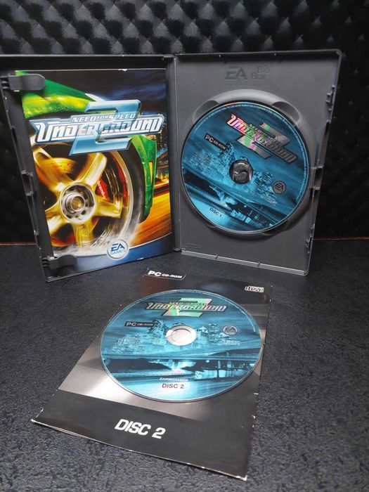 Need for Speed NFS Underground 1 + 2 - Zestaw Gier Kolekcja PC