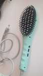 Szczotka prostująca włosy prostownica hait straightening brush zielona