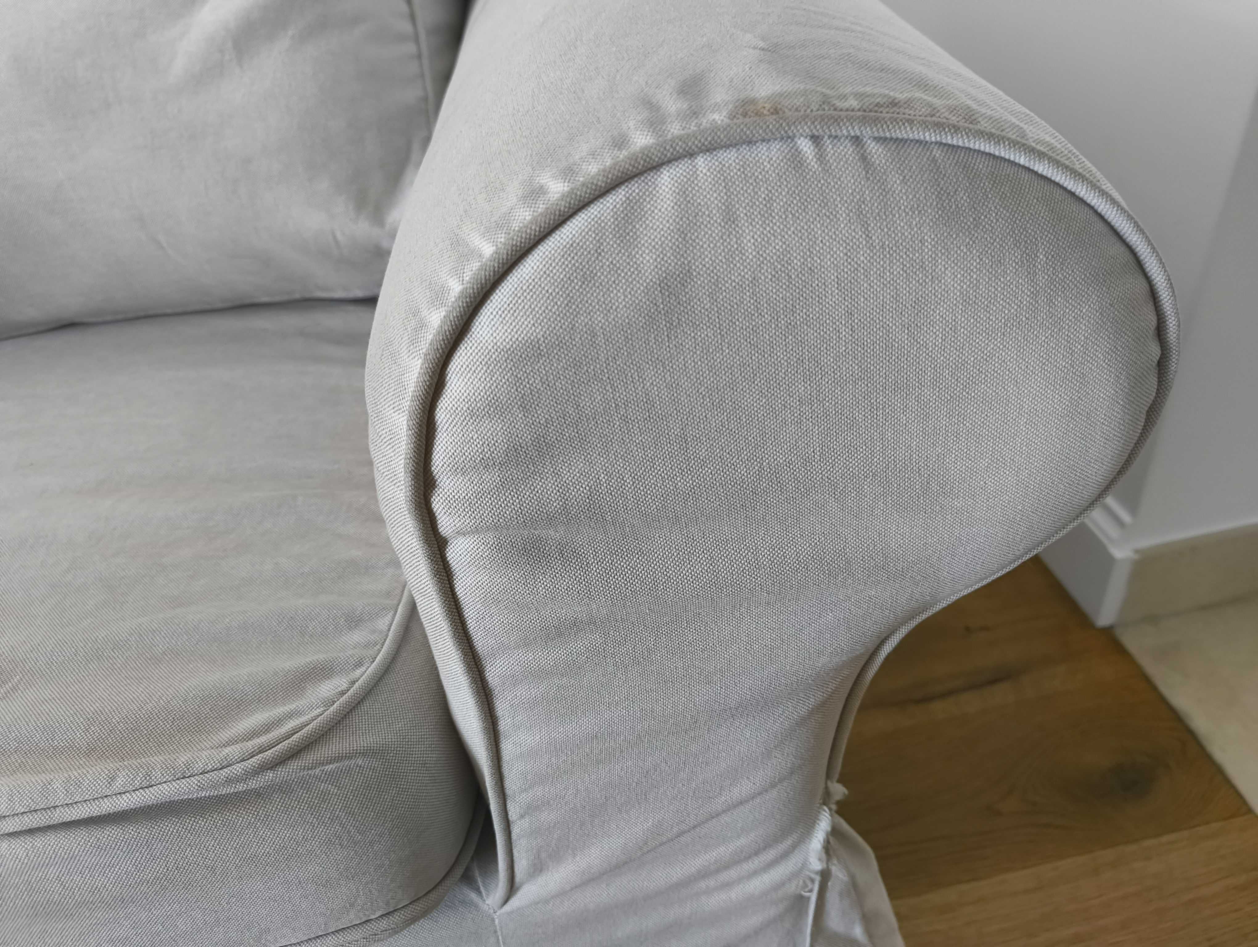 Sofa IKEA EKTORP 3-osobowa - świetna baza do odświeżenia!