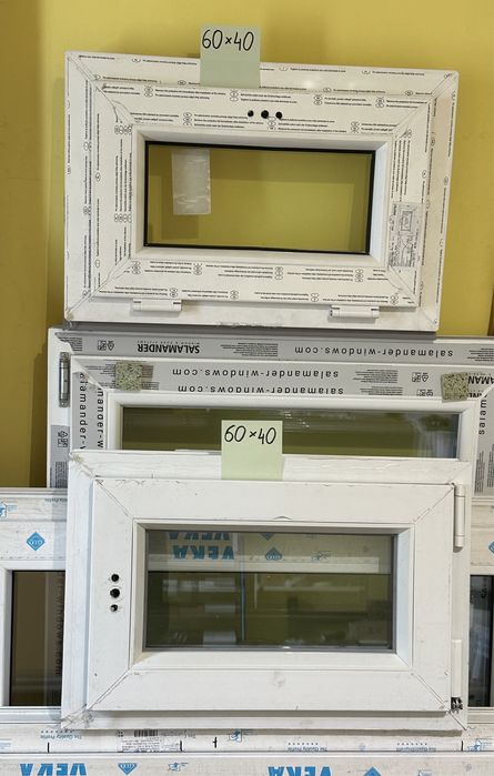 Okno PCV nowe 70 x 40, białe, dostępne od ręki! Inne rozmiary!