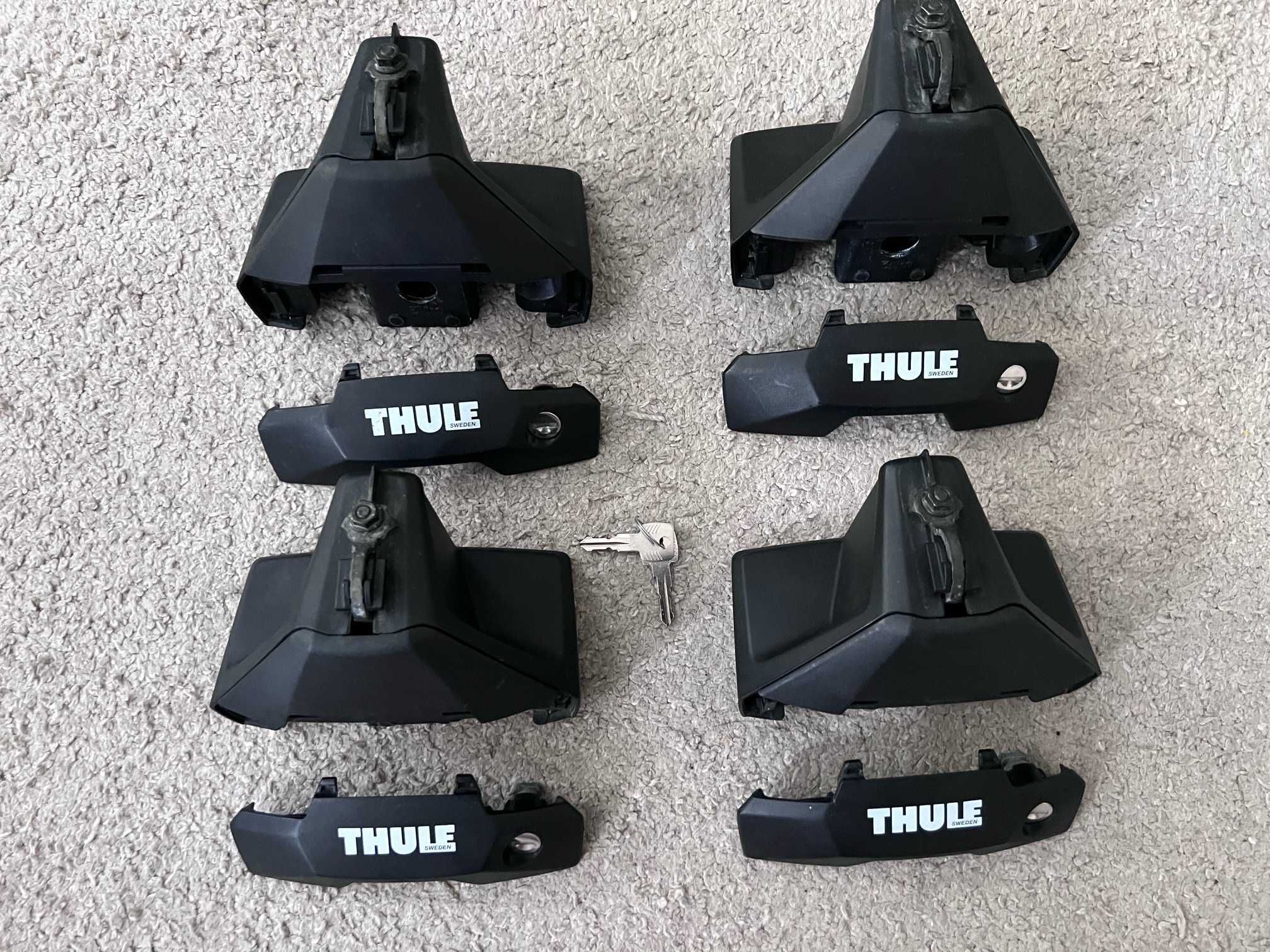 Stopy Thule Clamp Evo 7105 - dwa kluczyki