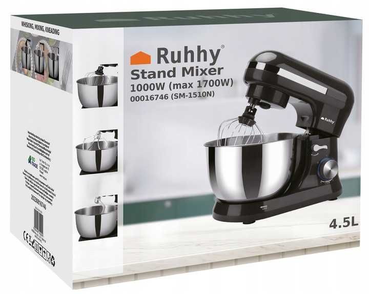 Robot Kuchenny Planetarny Mikser wielofunkcyjny 1700W Misa 4,5+ GRATIS