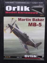 Model Kartonowy Orlik 097 5/2014 Samolot Martin Baker MB-5