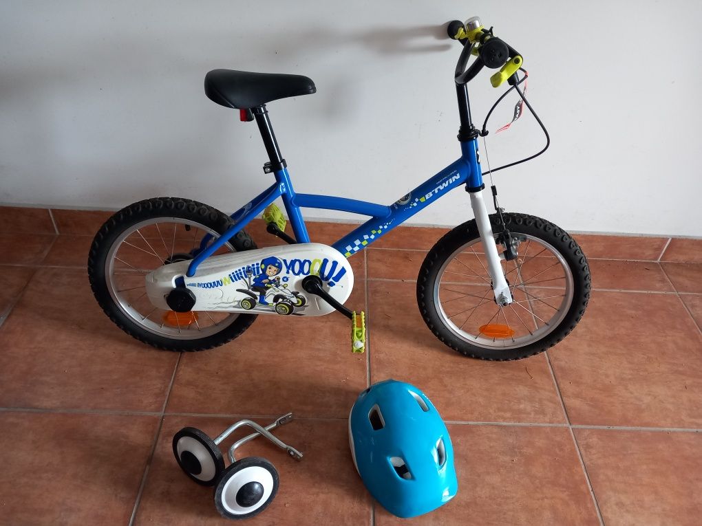 Com  bicicleta roda 16