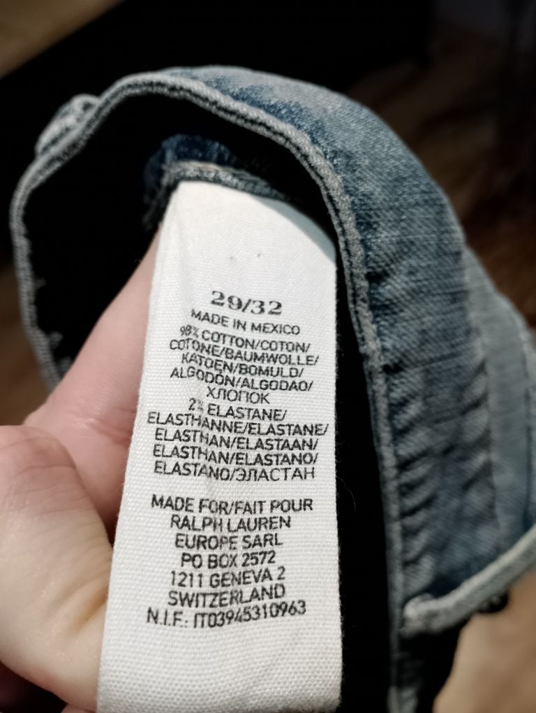 Niebieskie Damskie Spodnie Jeansowe Dżinsowe Z Przetarciami Denim&Supp