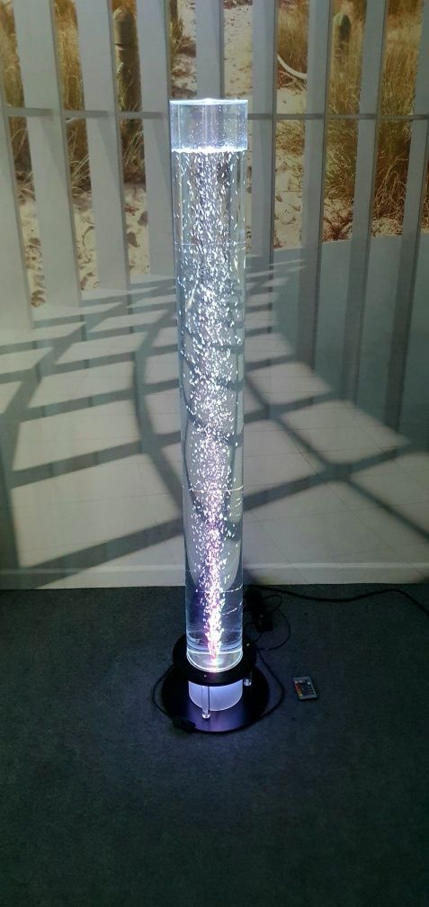Kolumna wodna, bąbelkowa LED / 150 cm wysokości / 15 cm średnica