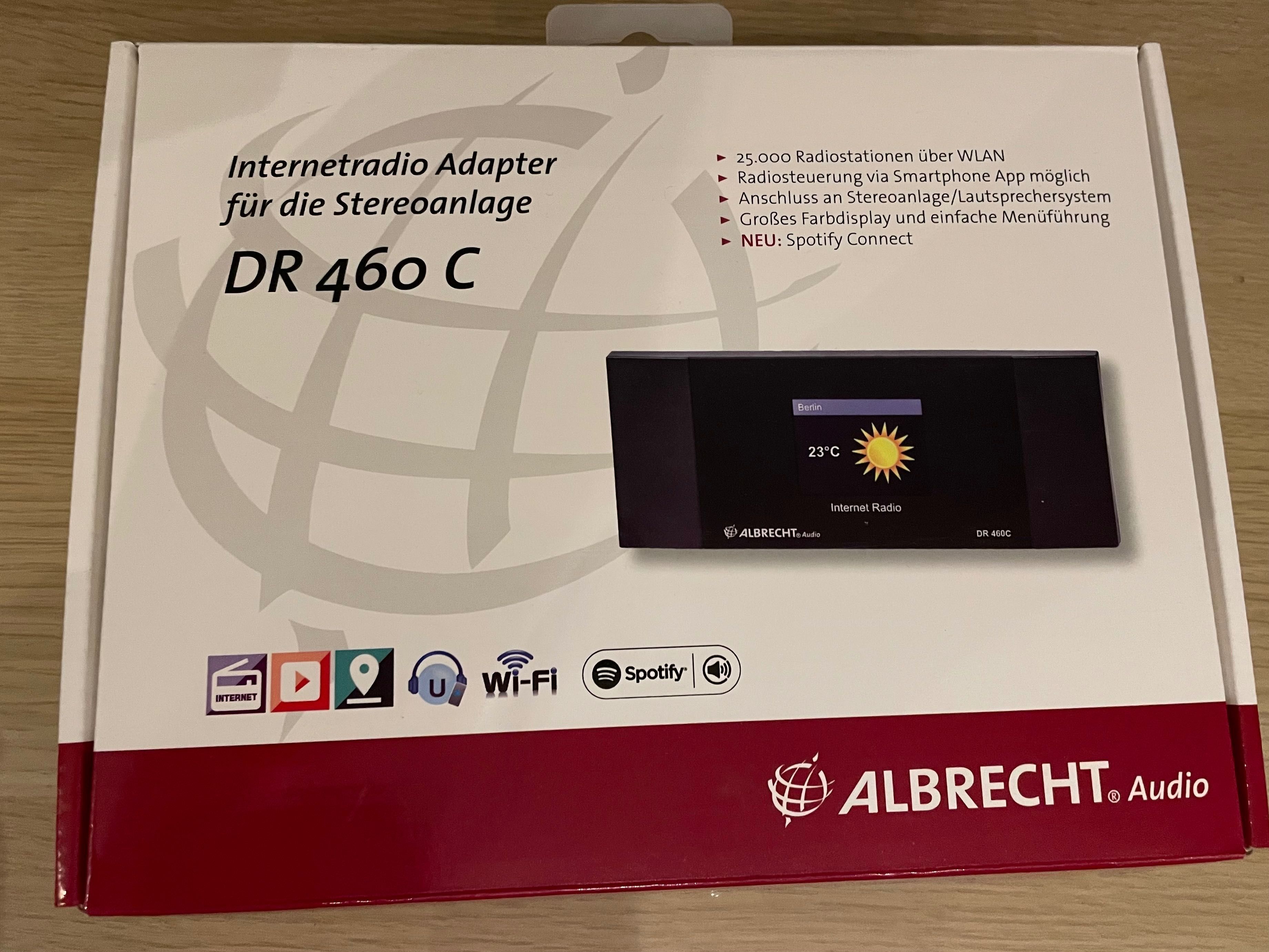 Tuner radia internetowego Albrecht DR 460-C Radio internetowe