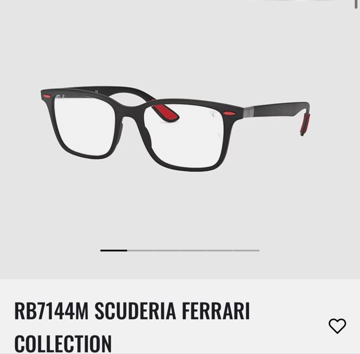 Оправа Ray-Ban RB7144M Scuderia FERRARI Collection black matt