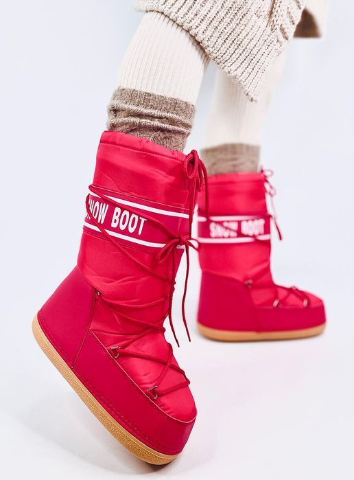 Snow Boots Wysokie Tange Red