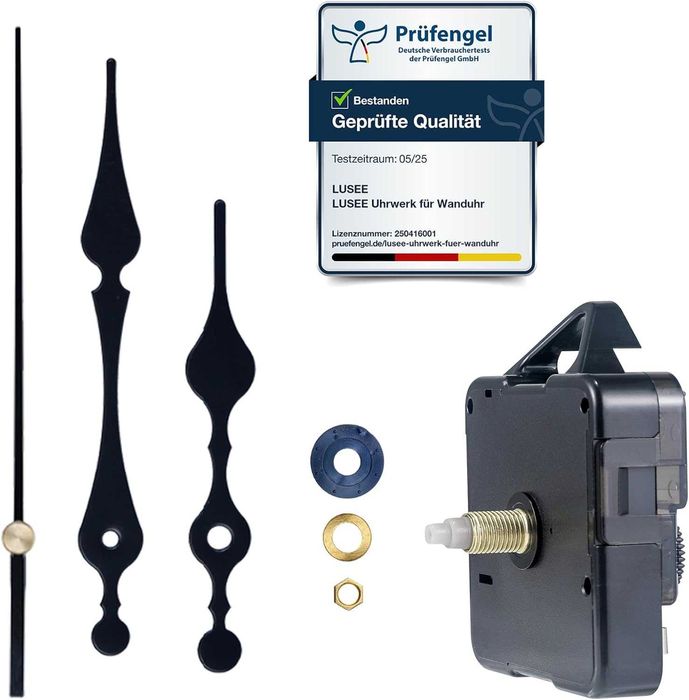 Mechanizm zegarowy z wskaźnikami, cichy kwarcowy mechanizm do zegara