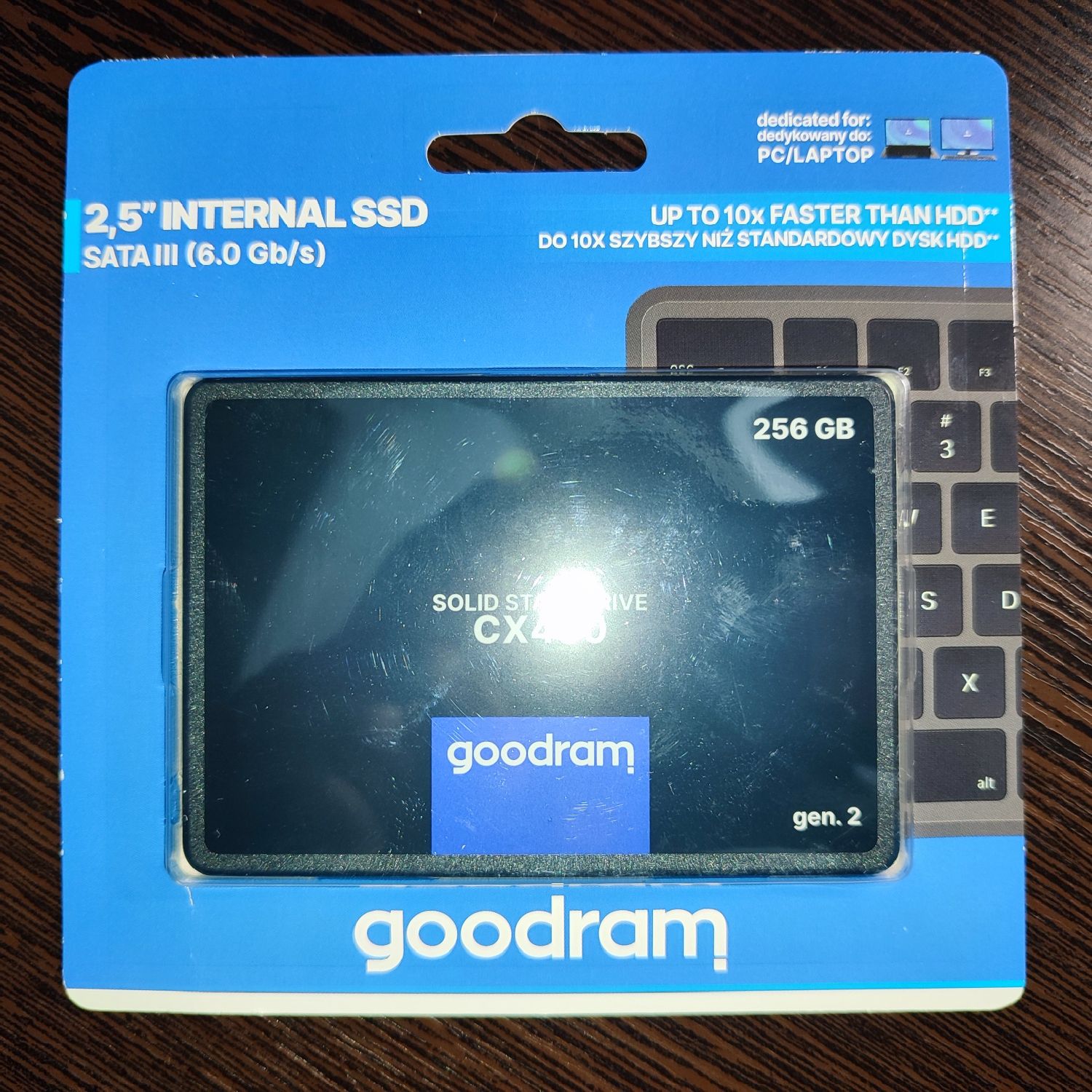 Новый SSD Goodram CL100 120 Gb SATA III 2,5″ GEN.3TLC 3D