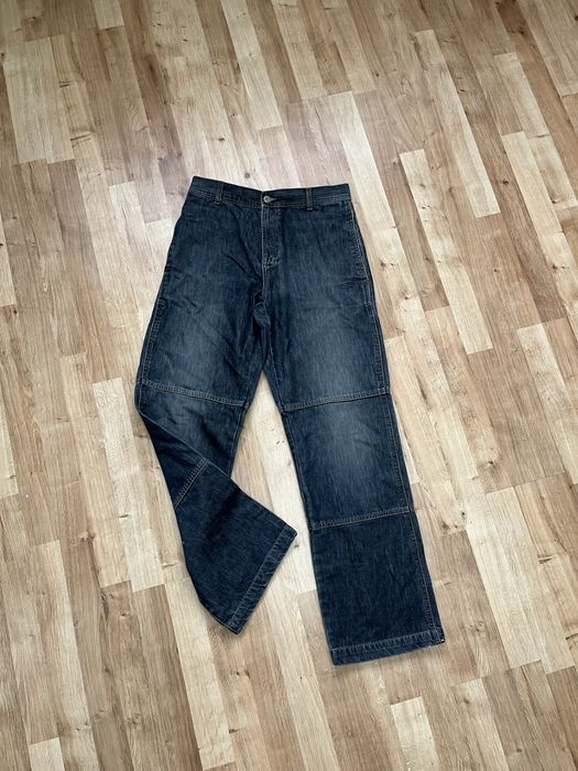 Szerokie spodnie jeansowe męskie M