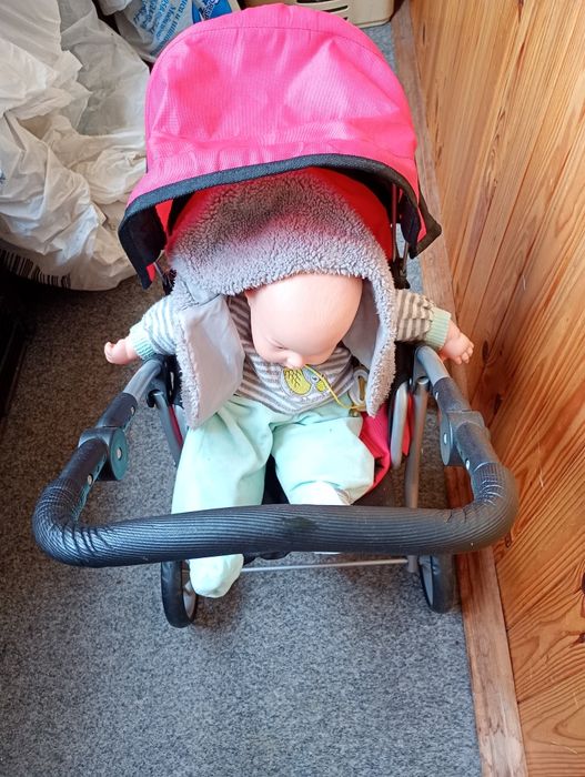 Продам дитячу коляску с пупсом