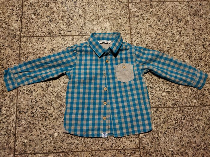 Super fajna koszula dla chlopca r 74 RESERVED 6-9 m-cy