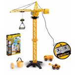 Dźwig Żuraw Zdaline Sterowany 103 cm R/C Ciężarówka Koparka + 4 Akc.