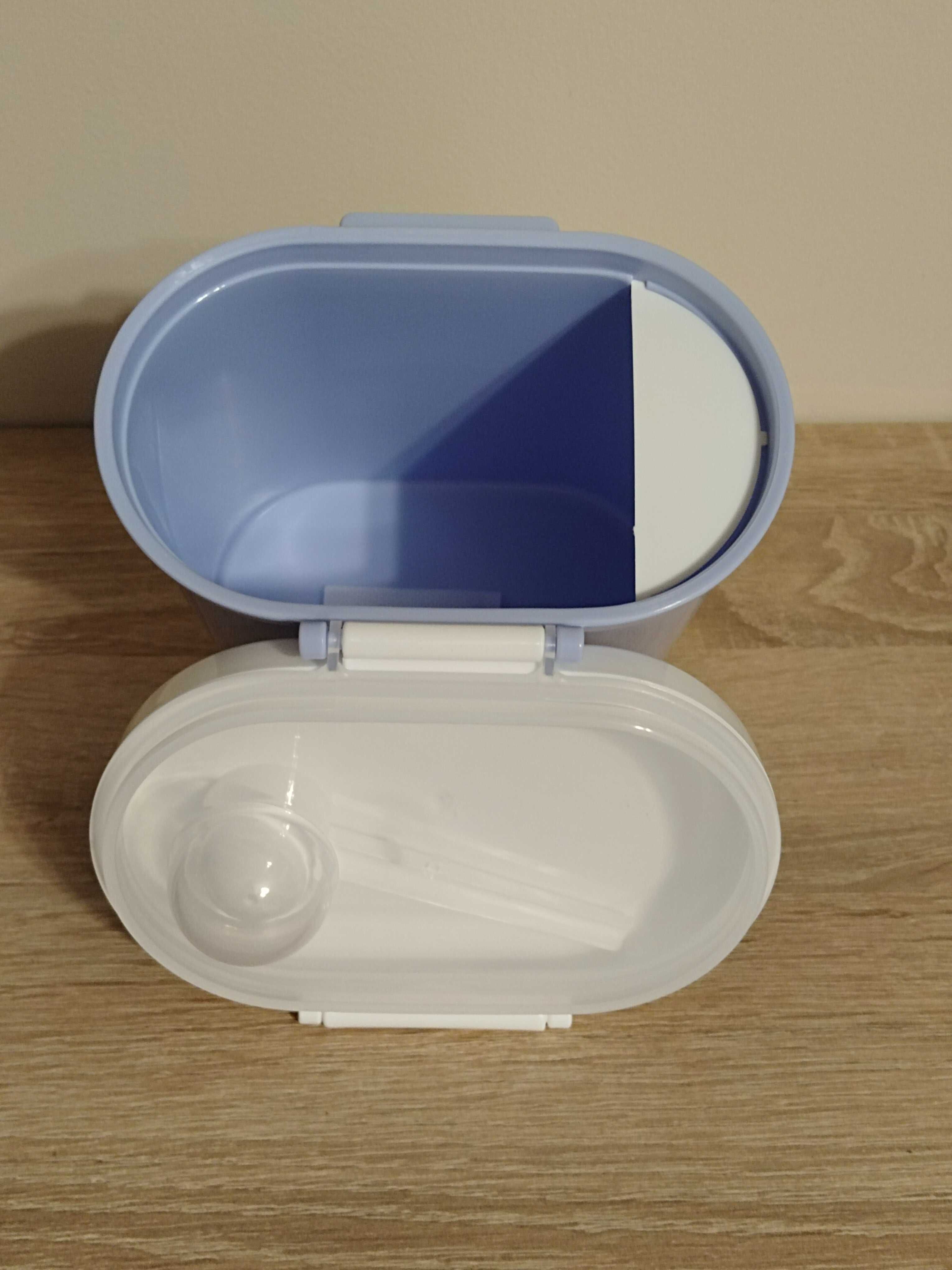 Pojemnik pudełko przenośne duże na mleko modyfikowane, przekąski 800ml