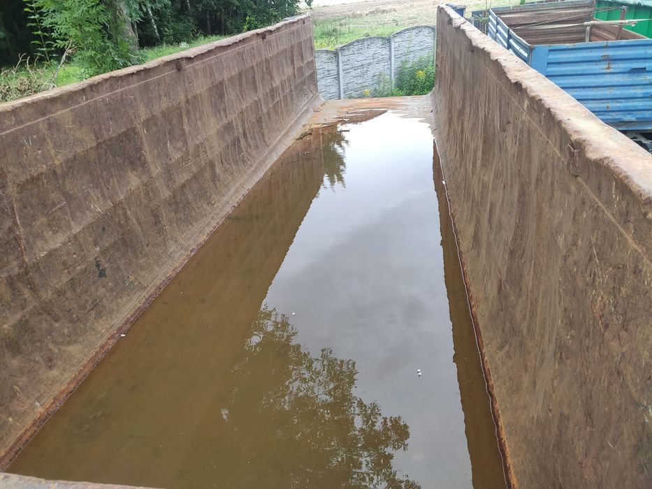 Naczepa wielton wywrotka do zlomu gruzu stalowa