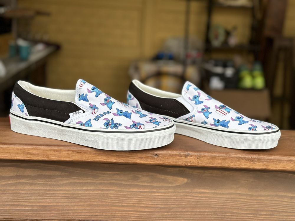 КЕДЫ VANS X DISNEY Customs LILO & STITCH Slip 41 размер