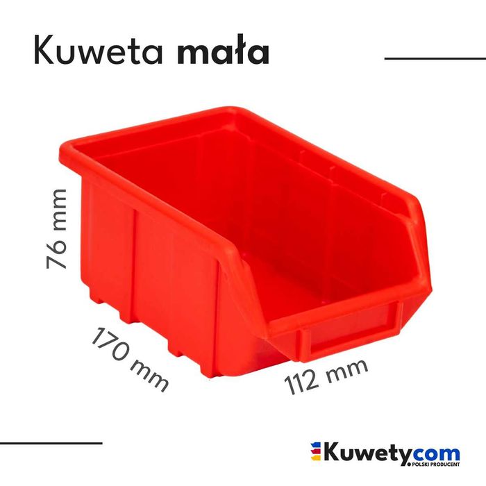 Kuweta warsztatowa Mała Kuwetycom pojemnik magazynowy produkt polski