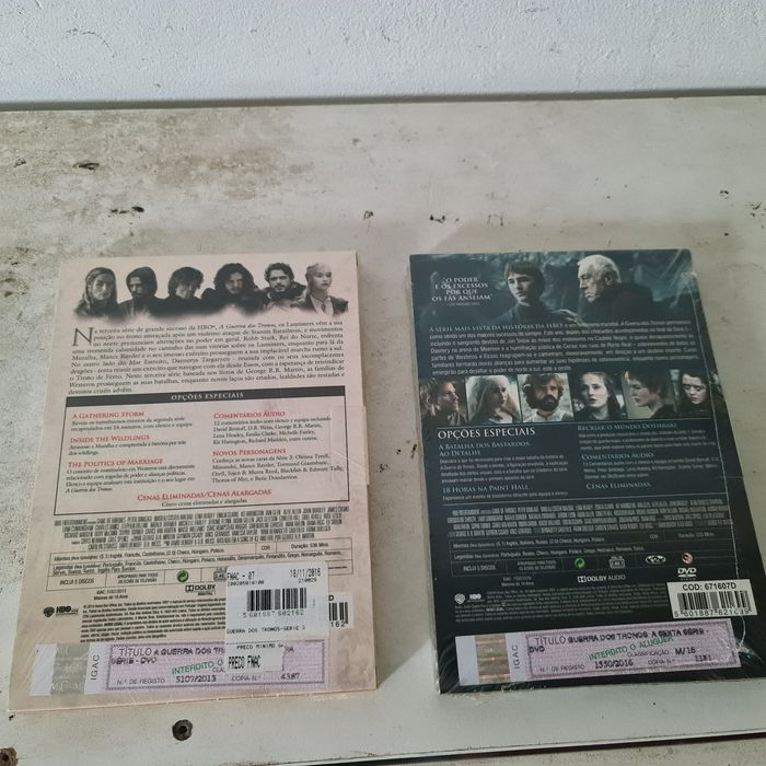 Dvd novos  Guerra dos tronos