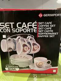 Set café com suporte