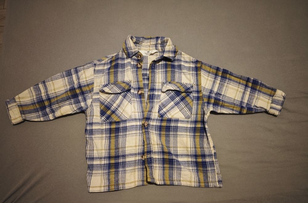 Flanelowa koszula H&M, Rozmiar 104