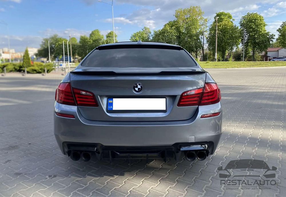 Диффузор м пакет бампер BMW 5 F10 в стиле M5 Competition