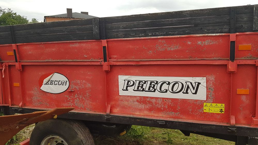 Przyczepa wywrotka 7 tonowa,jednoosiowa,zarejestrowana,transport