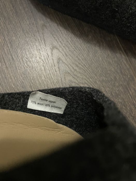 Birkenstock 1776 Zermatt мужские шерстяные тапочки, оригинал. Новые